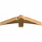 Ekena Millwork Bellingham Rough Sawn Timber Gable Bracket, Western Red Cedar, 36"W x 9"H x 4"D x 4"F, 6/12 Pitch GBW036X09X0404BEL00RWR - alternate 2